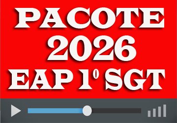 PACOTE DE CURSOS EAP 1º SARGENTOS 2026