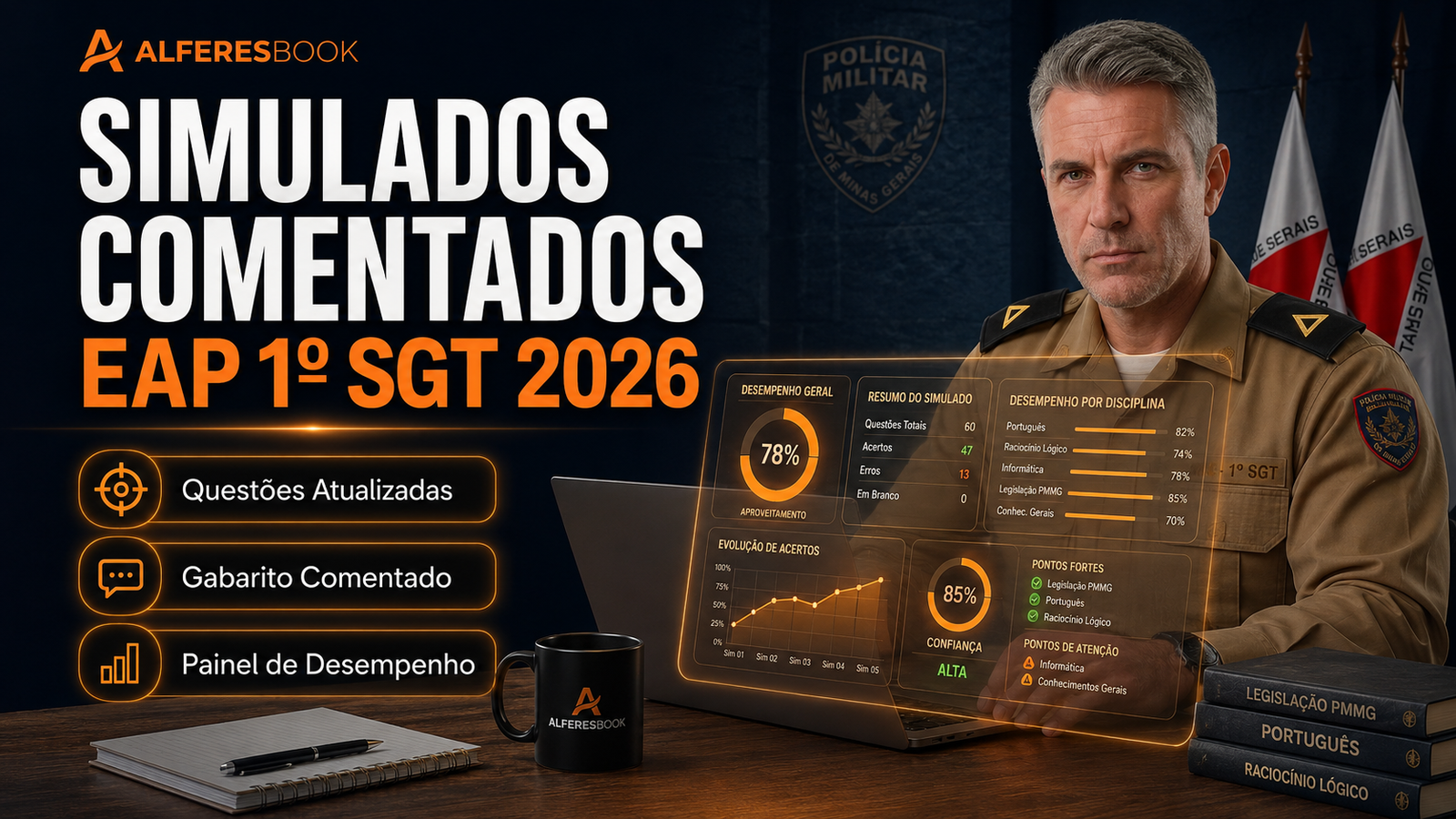 Simulados Comentados - EAP 1º Sgt